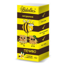 BARER BEE ПЕЧИВО ГАЛЕТНЕ З ВАНІЛЮ 40ГР