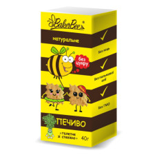 BARER BEE ПЕЧИВО ГАЛЕТНЕ ЗІ СТЕВІЄЮ 40ГР