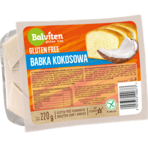 BALVITEN КЕКС КОКОСОВИЙ 220ГР