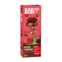 BOB SNAIL ЦУКЕРКИ ЯБЛУЧНО-ПОЛУНИЧНІ В МОЛ.ШОКОЛАДІ 30ГР