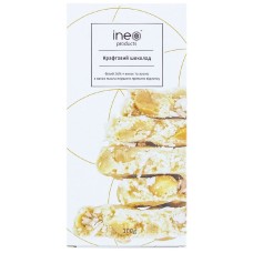 INE PRODUCTS ШОКОЛАД БІЛИЙ 26% КОКОС АРАХІС 100ГР