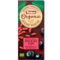 TORRAS ШОКОЛАД ORGANIC ГОДЖІ І АСАІ 100ГР