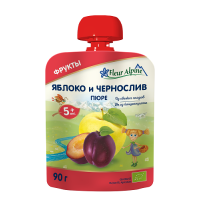 FLEUR ALPINE ПЮРЕ ЯБЛУКО ЧОРНОСЛИВ 90МЛ