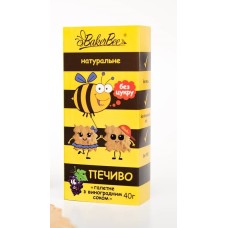 ГАЛЕТНЕ ПЕЧИВО З ВИНОГРАДНИМ СОКОМ BAKER BEE 40Г