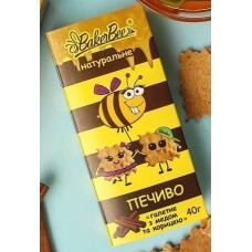 ГАЛЕТНОЕ ПЕЧИВО BAКER BEE З МЕДОМ І КОРИЦЕЮ 40Г