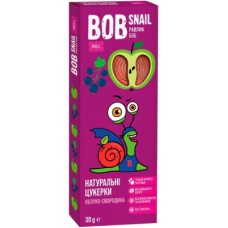 ЦУКЕРКИ ЯБЛУКО-ЧОРНА СМОРОДИНА BOB SNAIL 30 ГР