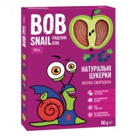 ЦУКЕРКИ ЯБЛУКО-ЧОРНА СМОРОДИНА BOB SNAIL 60 ГР