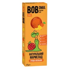 НАТУРАЛЬНИЙ МАРМЕЛАД ГРУША-АПЕЛЬСИН BOB SNAIL 27 ГР