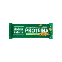 ПРОТЕЇНОВИЙ БАТОНЧИК ГОРІХОВИЙ КРЕМ ТА СІЛЬ DOBRA KALORIA 45 ГР