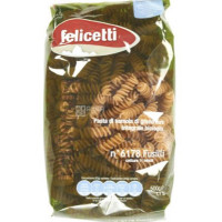 FELICETTI МАКАРОН.ВИРОБИ ФУЗІЛЛІ З ЦІЛЬНОЗЕРН.БОРОШНА ОРГ. 500ГР