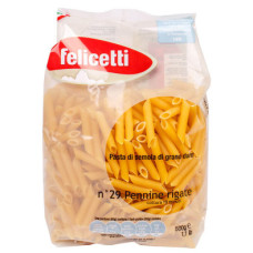 FELICETTI — ПЕННЕ РИГАТЕ ИЗ ЦЕЛЬНОЗЕРНОВОЙ МУКИ ОРГАНИЧЕСКИЕ, 500 Г