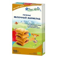 ПЕЧИВО ЯБЛУЧНИЙ МАРМЕЛАД FLEUR ALPINE 132 Г