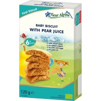 ПЕЧИВО WITH PEAR JUICE (ГРУШЕВИМ СОКОМ) ДИТЯЧЕ FLEUR ALPINE 120 ГР