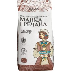 БОРОШНО МАНКА ГРЕЧАНА БЕЗ ГЛЮТЕНУ MS.TALLY 1 КГ