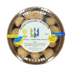 NATURAL PRODUCT ПЕЧИВО КОКОСОВЕ З ФУНДУКОМ 500ГР