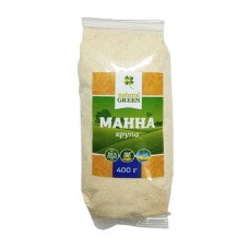 КРУПА МАННА NATURAL GREEN 400 ГР