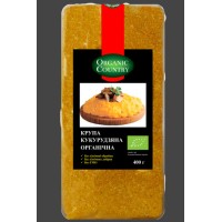 КРУПА КУКУРУДЗЯНА ORGANIC COUNTRY 400Г