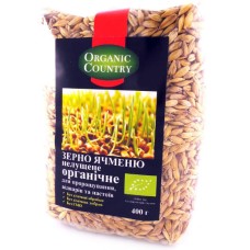 ЗЕРНО ЯЧМЕНЮ ORGANIC COUNTRY 400Г