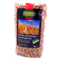 ORGANIC COUNTRY ЗЕРНО ЯЧМЕНЮ ГОЛОЗЕРН. 400ГР ORGANIC COUNTRY ЗЕРНО ЯЧМЕНЮ ГОЛОЗЕРН. 400ГР