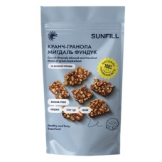 КРАНЧ-ГРАНОЛА "МИГДАЛЬ-ФУНДУК" SUNFILL 150 ГР