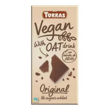 ШОКОЛАД VEGAN З ВІВСЯНИМ МОЛОКОМ TORRAS 100 ГР