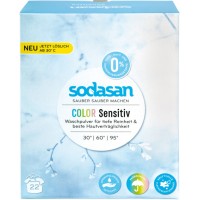 Порошок Sodasan концентрированный для чувствительной и детской кожи, для цветного и белого белья 1010 г
