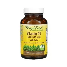 MEGA FOOD ВІТАМІН D3/K/K2 125 капсул