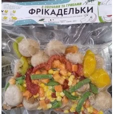 ПЕЛЬНЯНЬ ФРІКАДЕЛЬКИ ГРИБИ/ІНДИК/КУРКА 500ГР