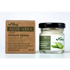 VINS КРЕМ Д/ОБЛИЧЧЯ НІЧНИЙ ALOE VERA 40МЛ